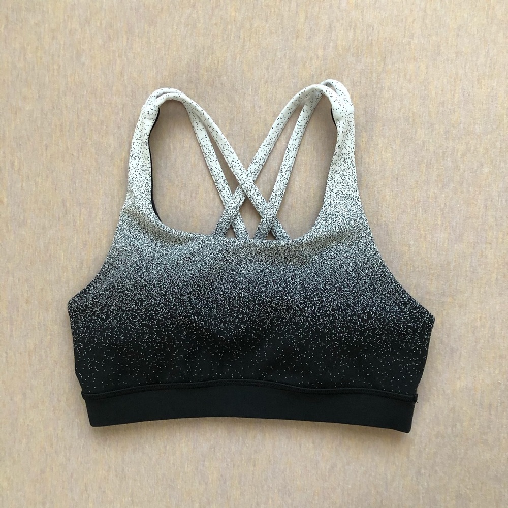 Lululemon ombré speckle energy bra